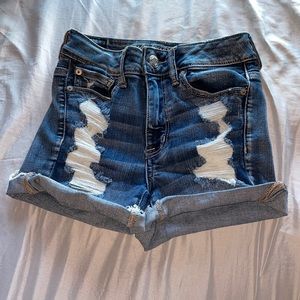 denim shorts